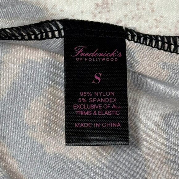 NWT Frederick's of Hollywood Leopard Print Satin Lace Cami Short Set SZ S Sexy - Picture 10 of 12